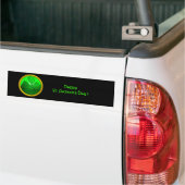 ST. PATRICK'S DAY KLEEBLATT Green Gold Black Autoaufkleber (Auf Lkw)
