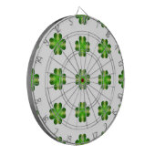 St. Patrick's Day Kleeblatt Hintergrund Dartscheibe (Vorderseite Links)