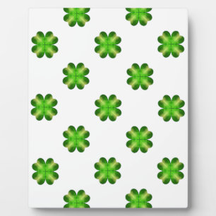 St. Patrick's Day Kleeblatt Hintergrund Fotoplatte