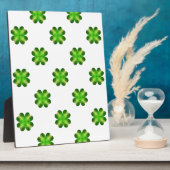 St. Patrick's Day Kleeblatt Hintergrund Fotoplatte (Seite)