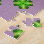 St. Patrick's Day Kleeblatt Hintergrund Puzzle (Seite)