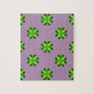 St. Patrick's Day Kleeblatt Hintergrund Puzzle