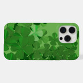 St. Patrick's Day Kleeblatt iPhone Hülle (Rückseite (Horizontal))
