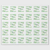 St. Patrick's Day, Kleeblatt, irisch Geschenkpapier (Flach)