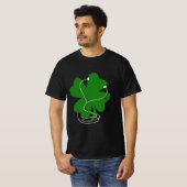St. Patrick's Day Kleeblatt - iRisches Kleeblatt T-Shirt (Vorne ganz)