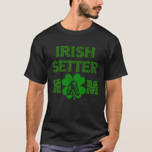 St Patrick's Day Kleeblatt Irish Setter Mama Mama T-Shirt
