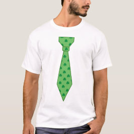 St. Patrick's Day Kleeblatt Krawatte T - Shirt