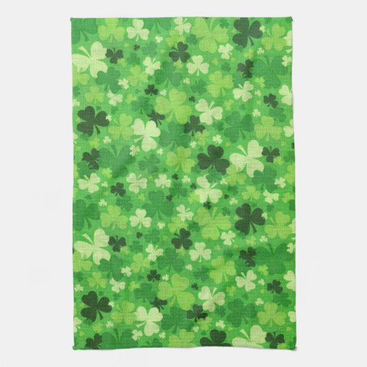 St. Patrick's Day Kleeblatt Küche Handtuch (Vertikal)