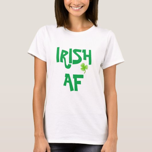 St Patrick's Day Kleeblatt Ladys T-Shirt (Vorderseite)