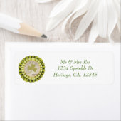 St. Patrick's Day Kleeblatt Leaf Address Label (Insitu)