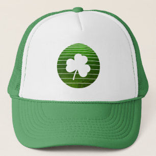ST PATRICK'S DAY KLEEBLATT LEAF LUCKY GREEN TRUCKERKAPPE