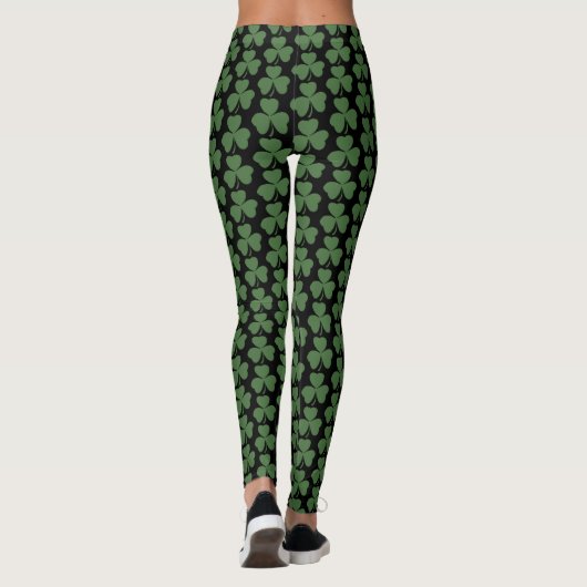 St. Patrick's Day Kleeblatt Leggings (Rückseite)