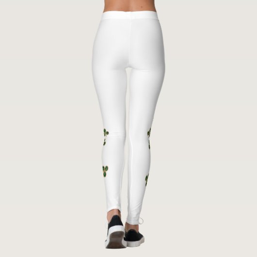 St. Patrick's Day Kleeblatt Leggings (Rückseite)