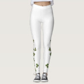 St. Patrick's Day Kleeblatt Leggings (Vorderseite)