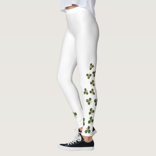 St. Patrick's Day Kleeblatt Leggings (Links)