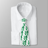 St. Patrick's Day Kleeblatt Liebe Krawatte (Gebunden)