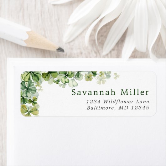 St. Patrick's Day Kleeblatt Lucky 4 Leaf Klee (Insitu)