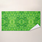 St Patrick's Day Kleeblatt Lucky Pattern Badetuch Badehandtuch (Badehandtuch)