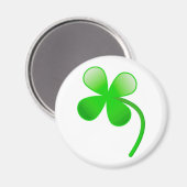 St. Patrick's Day Kleeblatt Magnet (Vorderseite/Rückseite)