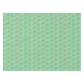 St. Patrick's Day Kleeblatt Misty Green Tischdecke (Vorderseite (Horizontal))