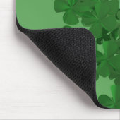 St. Patrick's Day Kleeblatt Mousepad (Ecke)