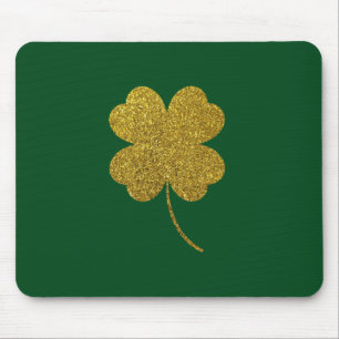 St. Patrick's Day Kleeblatt Mousepad
