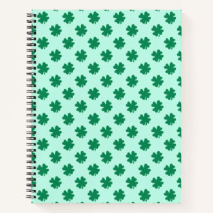 St. Patrick's Day Kleeblatt-Muster-54602 Notizblock