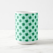 St. Patrick's Day Kleeblatt-Muster Kaffeetasse (Mittel)