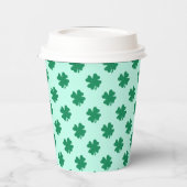 St. Patrick's Day Kleeblatt-Muster Pappbecher (Links)