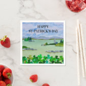 St Patrick's Day Kleeblatt Napkins Serviette (Beispiel)