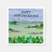 St Patrick's Day Kleeblatt Napkins Serviette (Vorderseite)