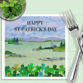 St Patrick's Day Kleeblatt Napkins Serviette