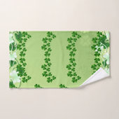 St. Patricks Day Kleeblatt Niedlich Lucky Girl Gre Badhandtuch Set (Handtuch)