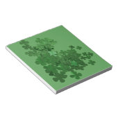 St. Patrick's Day Kleeblatt Notizblock (angewinkelt)