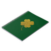 St. Patrick's Day Kleeblatt Notizblock (Linke Seite)