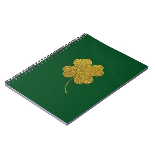St. Patrick's Day Kleeblatt Notizblock (Linke Seite)