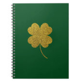 St. Patrick's Day Kleeblatt Notizblock (Vorderseite)