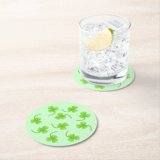 St. Patrick's Day Kleeblatt Paper Untersetzer (Vor Ort)