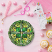 St Patricks Day Kleeblatt Pappteller (Party)