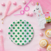 St. Patrick's Day Kleeblatt Pappteller (Party)