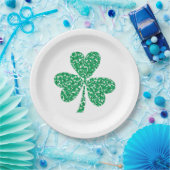 St Patricks Day Kleeblatt Pappteller (Party)