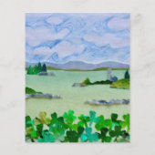 St. Patrick's Day Kleeblatt Party Einladung (Rückseite)