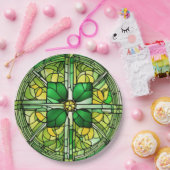 St Patricks Day Kleeblatt Party Pappteller (Party)