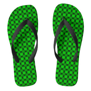 St. Patrick's Day Kleeblatt Pattern Badesandalen