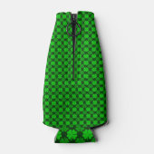 St. Patrick's Day Kleeblatt Pattern Flaschenkühler (Rückseite)