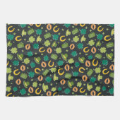 St. Patrick's Day Kleeblatt Pattern Handtuch (Horizontal)