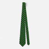 St. Patrick's Day Kleeblatt Pattern Neck Tie Krawatte (Vorderseite)