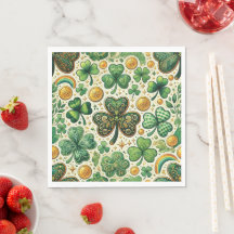 St. Patrick's Day Kleeblatt Pattern