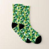 St. Patrick's Day Kleeblatt Pattern Socken (Paar)