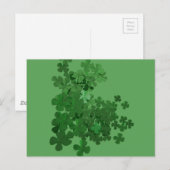 St. Patrick's Day Kleeblatt Postkarte (Vorne/Hinten)